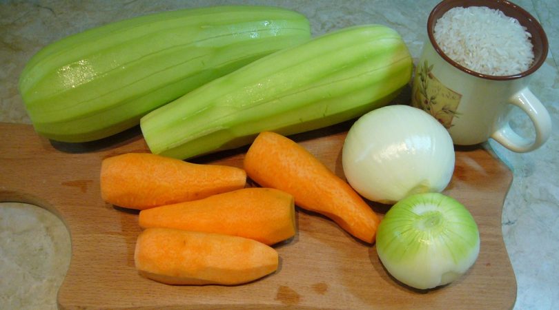 Подготавливаем овощи